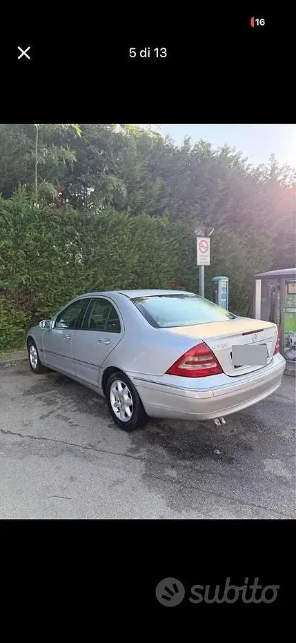 Usata Mercedes C220 116 CV (85 kW) 2000 Grigio Berlina