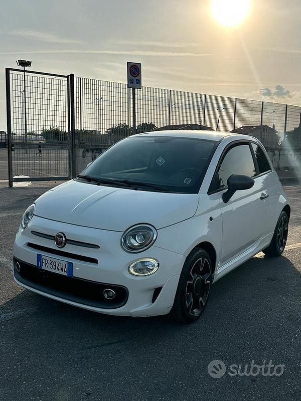 Bianco Usata 2018 Fiat 500S Due volumi | 9000 € (Ottimo prezzo) - Immagine 1/4