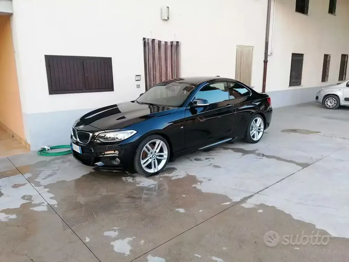 Usata BMW 218 M Sport 143 CV (105 kW) 2015 Nero Coupé