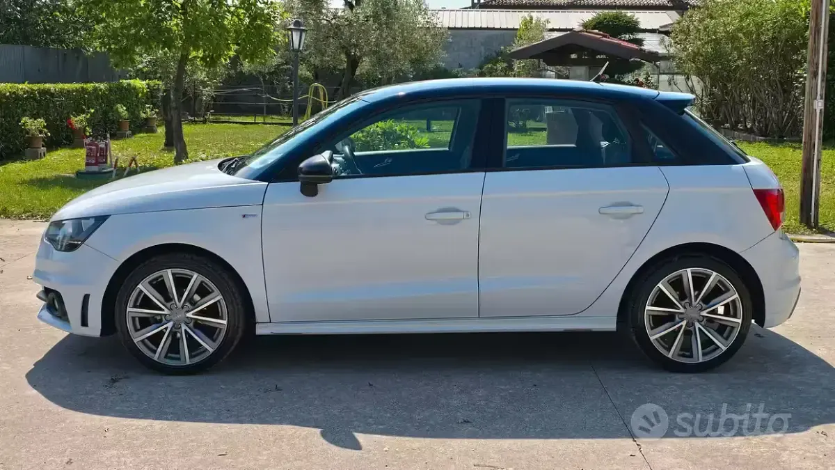 Usata Audi A1 90 CV (66 kW) 2014 Bianco Utilitaria