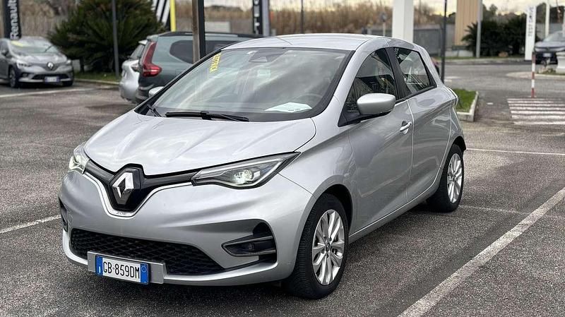 Usata Renault Zoe Zen 50 kW (69 CV) 2020 Argento Utilitaria