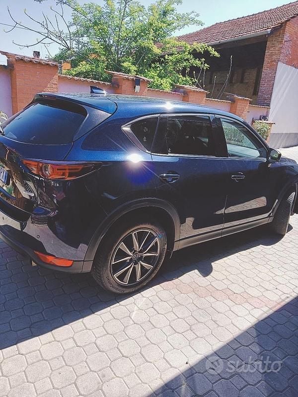 Usata Mazda CX-5 150 CV (110 kW) 2018 Blu SUV
