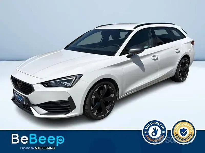 Usata Cupra Leon 150 CV (110 kW) 2024 Bianco pastello Station wagon