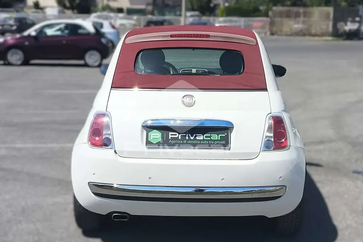 Usata Fiat 500C Lounge 84 CV (61 kW) 2012 Bianco Cabrio