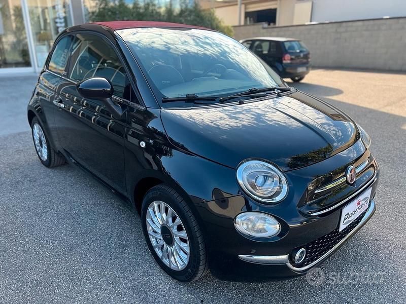 Nero Usata 2015 Fiat 500C Lounge Cabrio | 7900 € (Buon prezzo) - Immagine 1/4