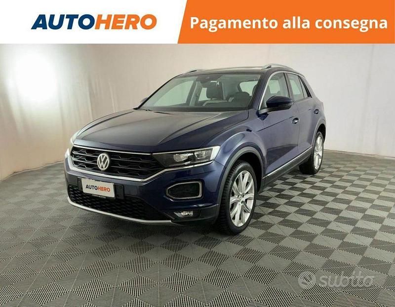 Usata VW T-Roc Advance 116 CV (85 kW) 2020 Blu SUV