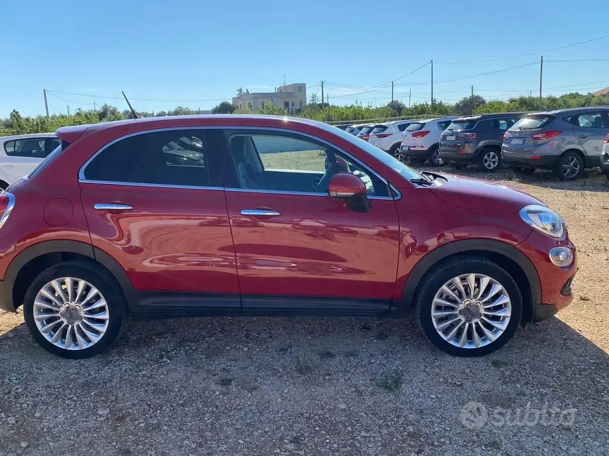 Usata Fiat 500X Lounge 120 CV (88 kW) 2015 Rosso SUV