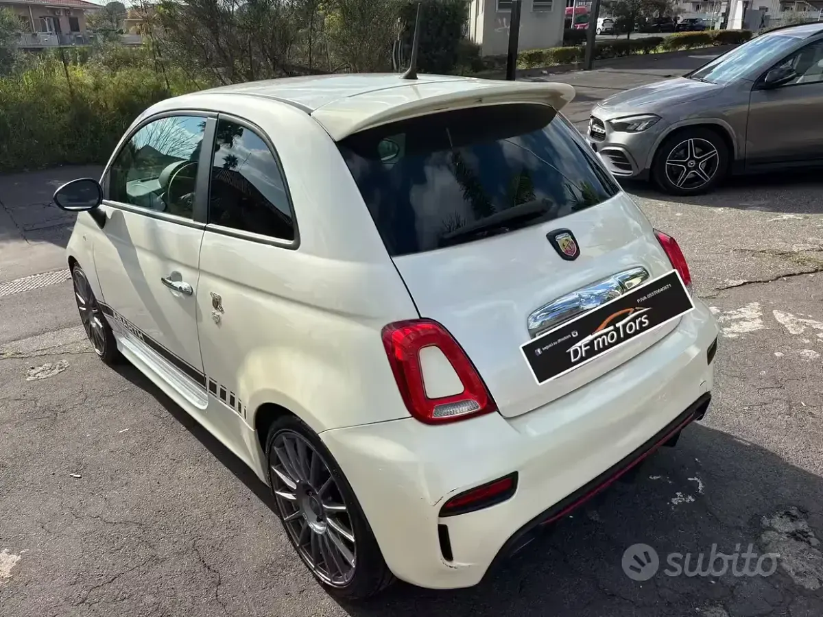 Usata Abarth 595 Turismo 160 CV (117 kW) 2014 Bianco Berlina