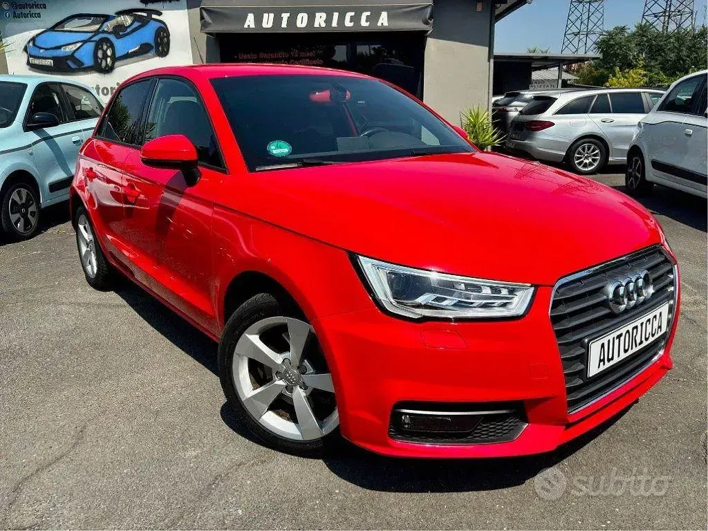 Usata Audi A1 Sportback S-Line 125 CV (91 kW) 2017 Rosso Utilitaria