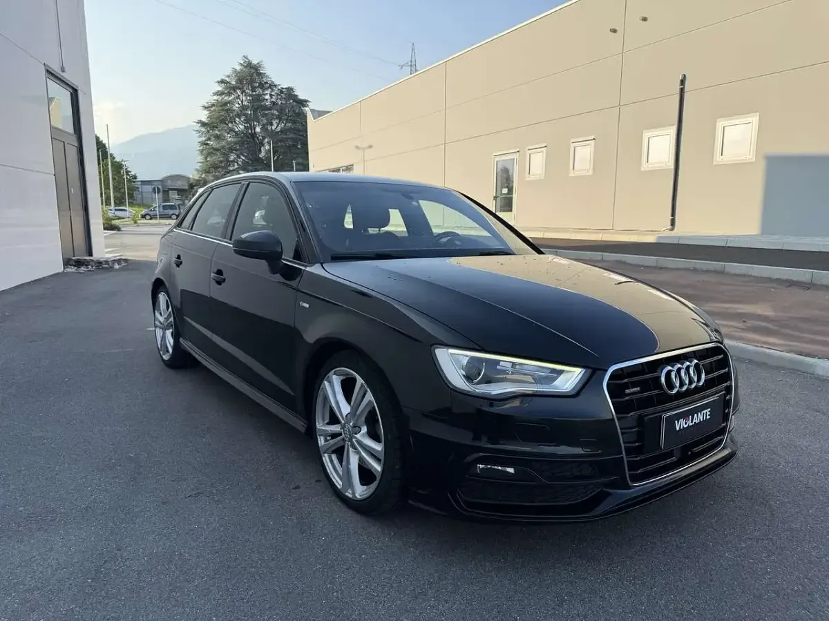 Usata Audi A3 S-Line 184 CV (135 kW) 2015 Nero Berlina