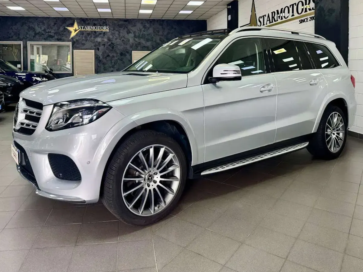 Usata Mercedes GLS350 Premium Plus 258 CV (189 kW) 2019 Argento metallizzato SUV