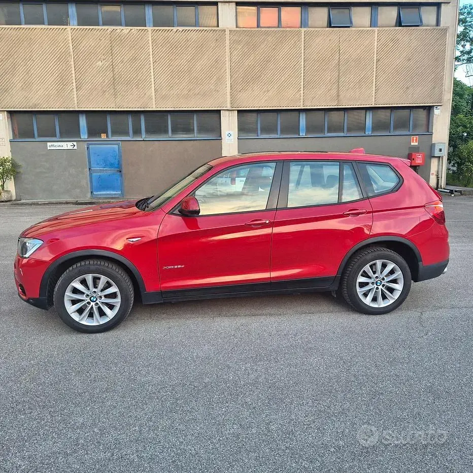 Usata BMW X3 313 CV (230 kW) 2014 Rosso SUV