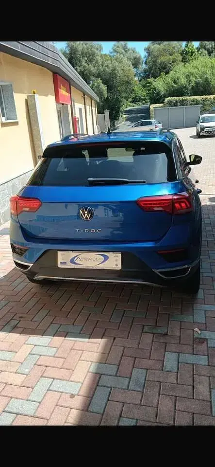 Usata VW T-Roc R-line 150 CV (110 kW) 2021 Blu/azzurro SUV