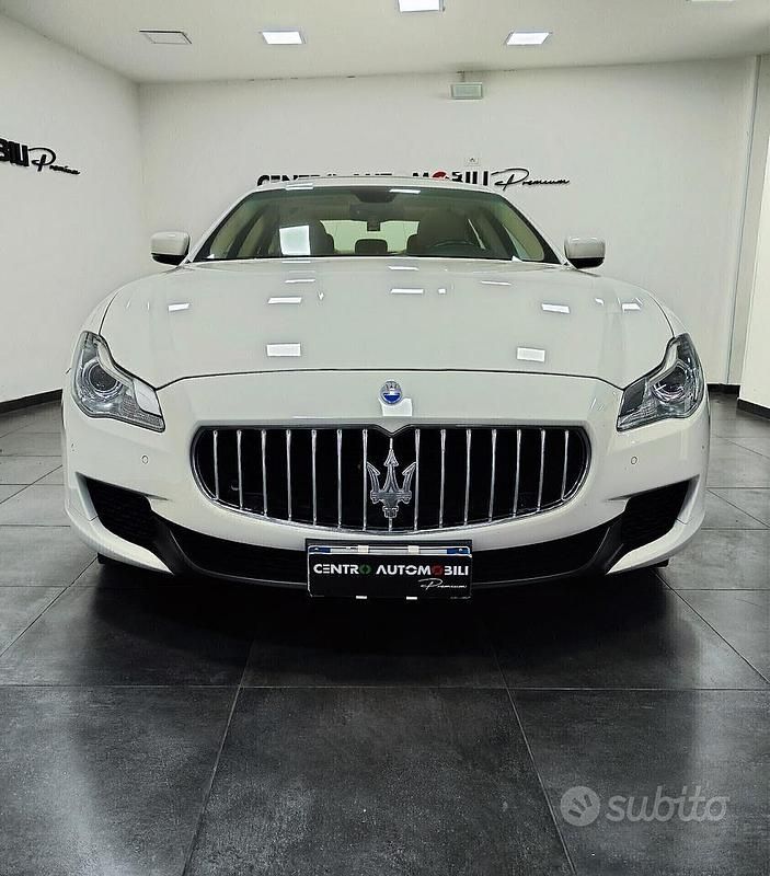 Usata Maserati Quattroporte GranLusso 250 CV (183 kW) 2015 Bianco Berlina