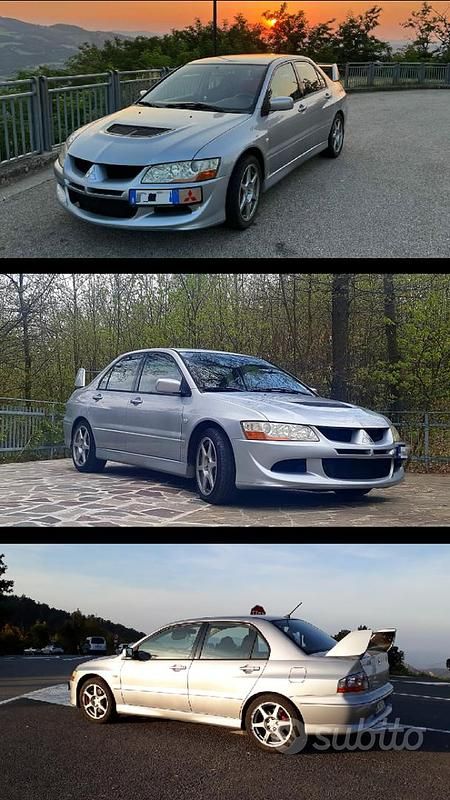 Occasion Mitsubishi Lancer Evolution 2005 Gris Berline