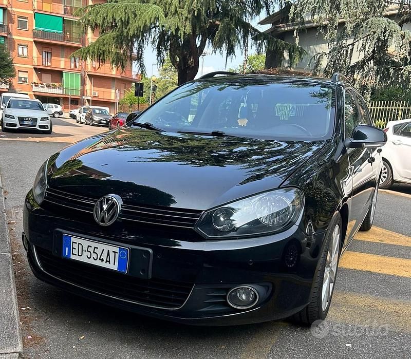 Usata VW Golf VI 2010 Nero Utilitaria