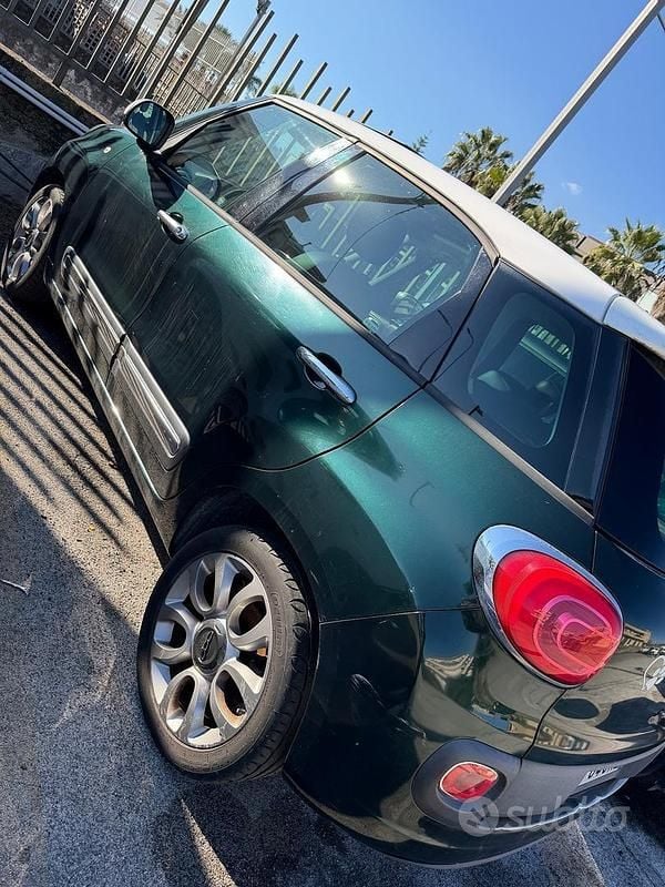 Usata Fiat 500L Lounge 85 CV (62 kW) 2014 Verde Monovolume