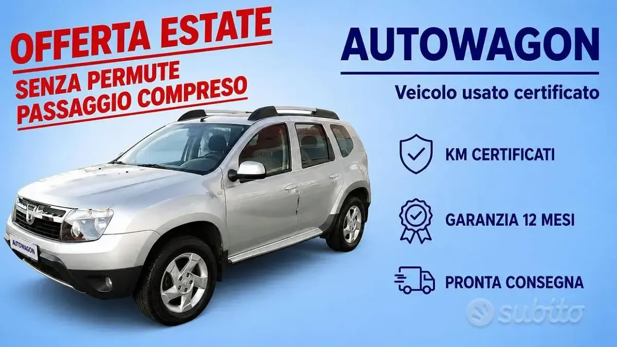 Usata Dacia Duster Lauréate 105 CV (77 kW) 2011 Grigio SUV