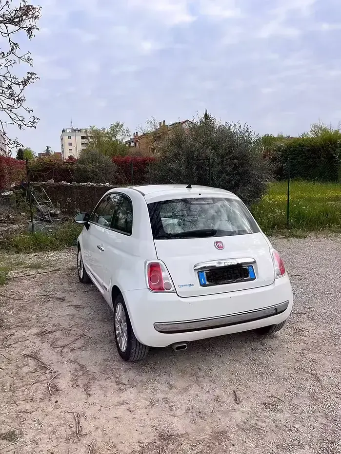 Usata Fiat 500 Lounge 95 CV (69 kW) 2014 Bianco Utilitaria