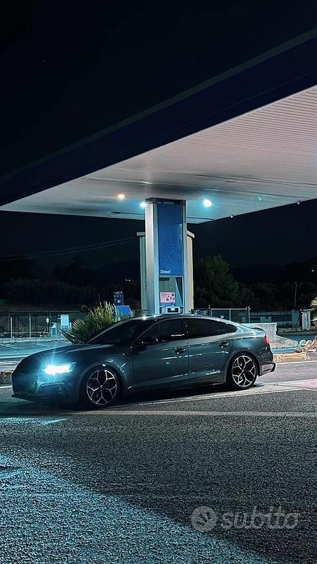 Usata Audi A5 Sportback 190 CV (139 kW) 2018 Grigio Utilitaria