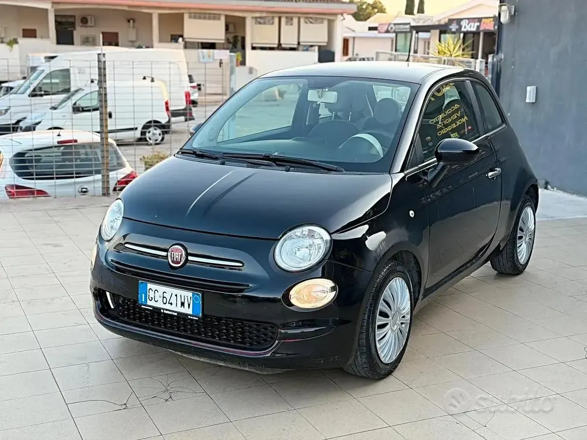 Usata Fiat 500 Dolcevita 69 CV (50 kW) 2020 Nero Berlina