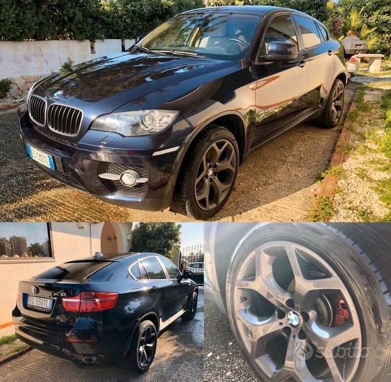 Usata BMW X6 Efficient Dynamics 245 CV (180 kW) 2011 Blu SUV