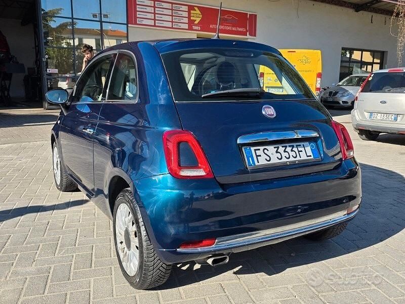 Usata Fiat 500 Lounge 69 CV (50 kW) 2018 Blu Utilitaria
