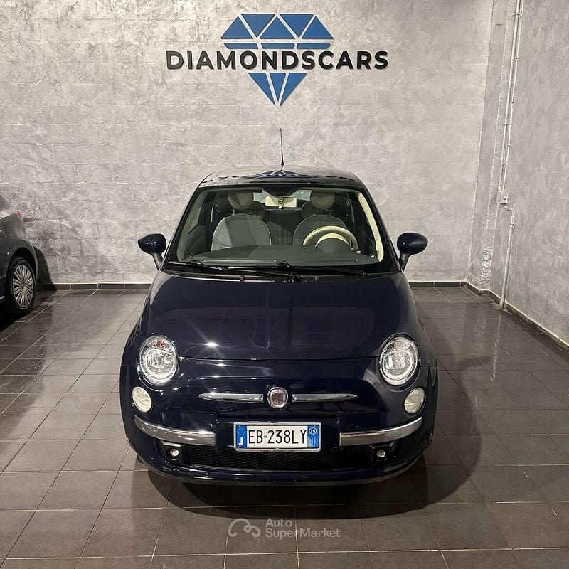 Usata Fiat 500 Lounge 69 CV (50 kW) 2010 Blu/azzurro Berlina