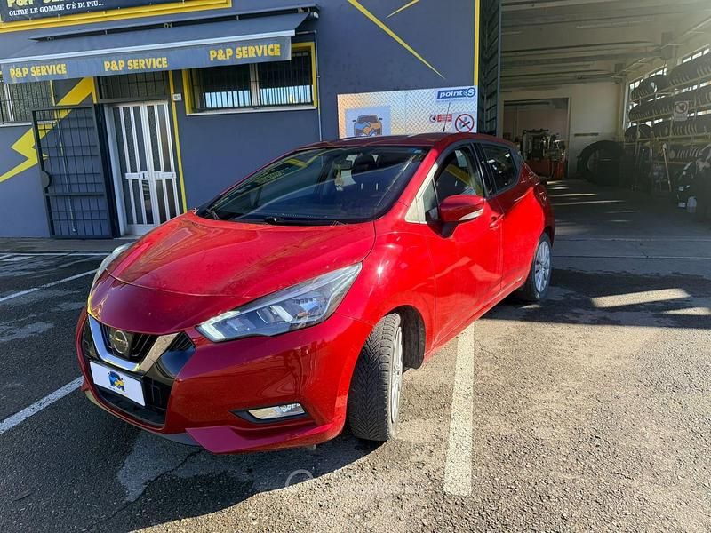 Usata Nissan Micra 71 CV (52 kW) 2018 Rosso Utilitaria