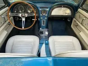 Usata Chevrolet Corvette Stingray 349 CV (256 kW) 1966 Blu Cabrio