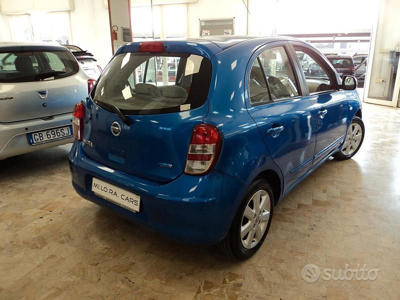 Usata Nissan Micra Acenta 80 CV (58 kW) 2011 Blu Utilitaria