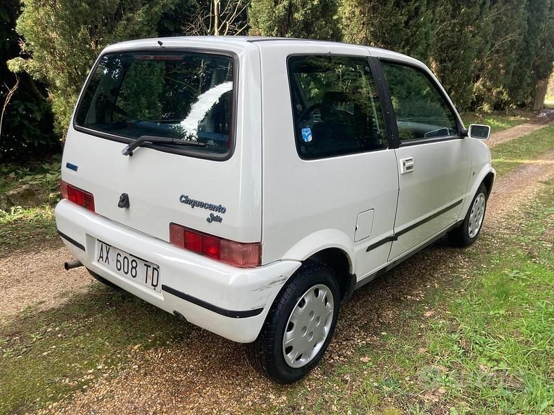 Usata Fiat Cinquecento 1995 Bianco Utilitaria