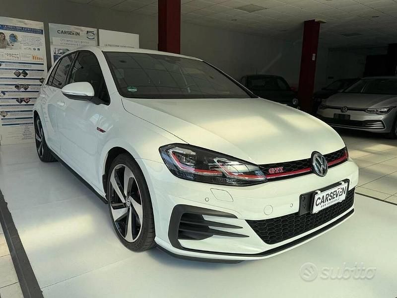 Usata VW Golf VII GTI 245 CV (180 kW) 2019 Bianco Berlina