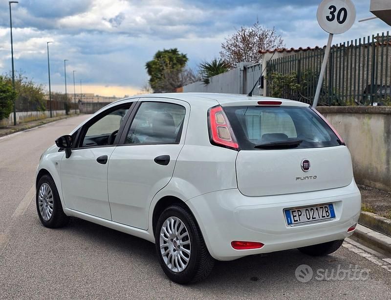 Usata Fiat Punto Easy 75 CV (55 kW) 2014 Bianco Utilitaria