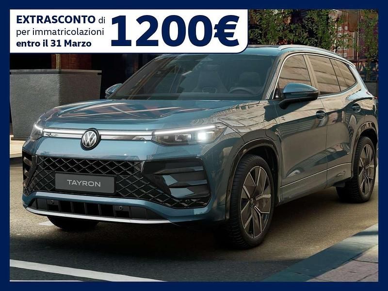 Nuova VW Tayron R-line Plus 204 CV (150 kW) 2026 Nightshade blue metallizzato SUV