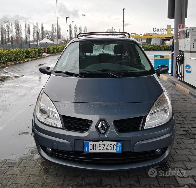Usata Renault Scénic II 86 CV (63 kW) 2007 Blu Monovolume