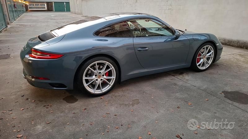 Usata Porsche 991 420 CV (308 kW) 2016 Blu/azzurro Coupé