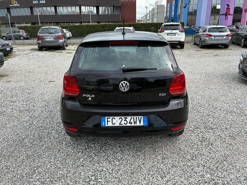 Usata VW Polo Comfortline 75 CV (55 kW) 2016 Nero Berlina