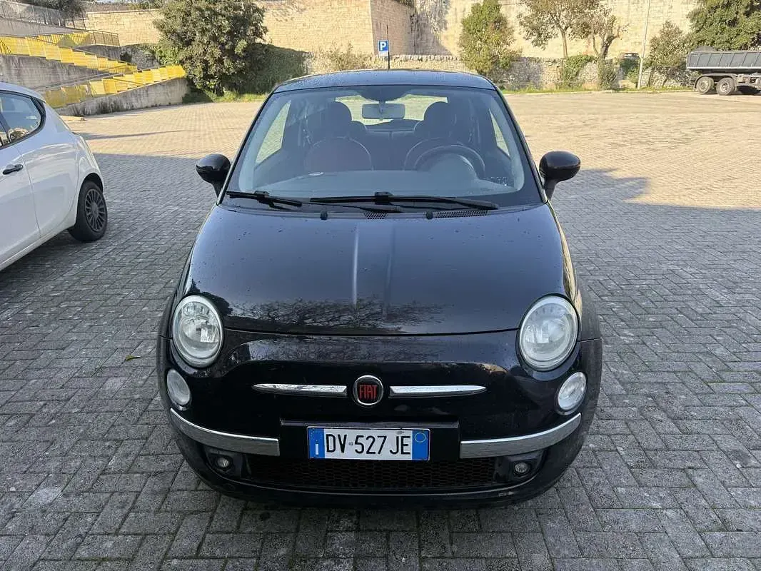 Usata Fiat 500 Pop 69 CV (50 kW) 2009 Nero Cabrio