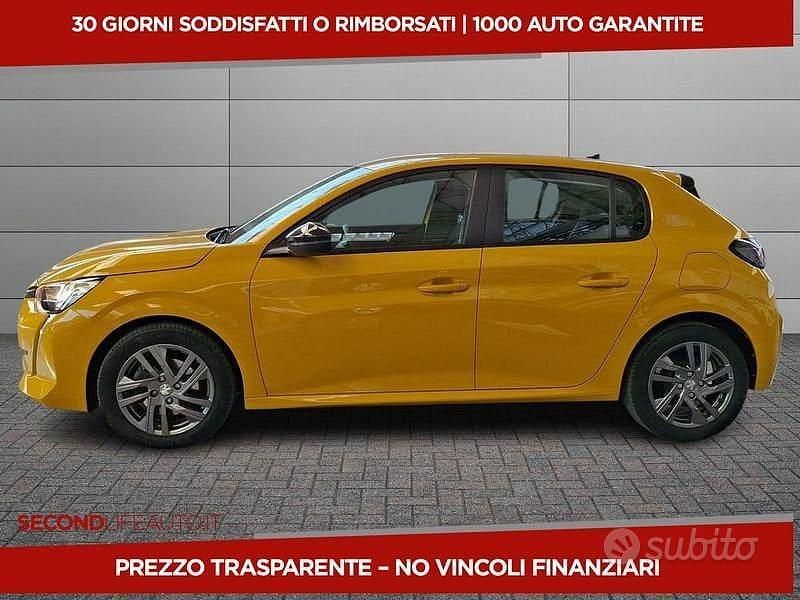 Usata Peugeot 208 Active 101 CV (74 kW) 2022 Giallo Utilitaria