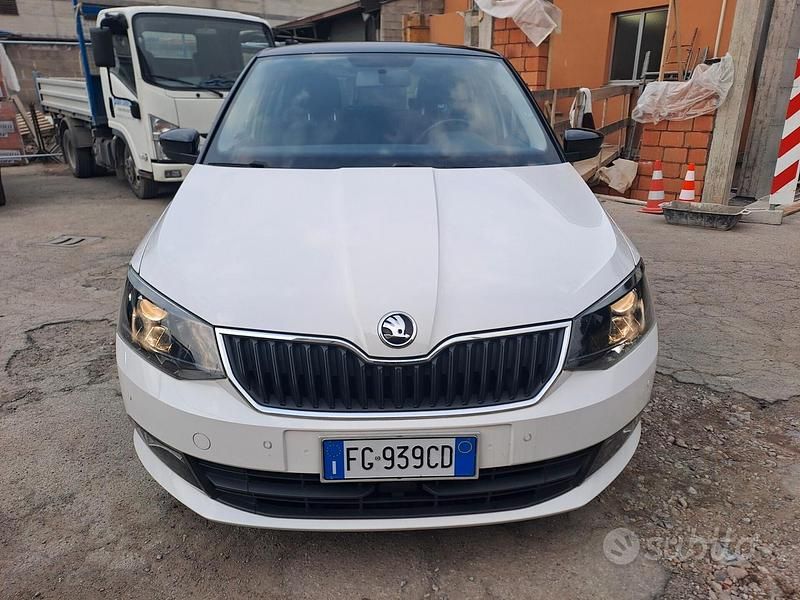 Usata Skoda Fabia 90 CV (66 kW) 2016 Bianco Berlina
