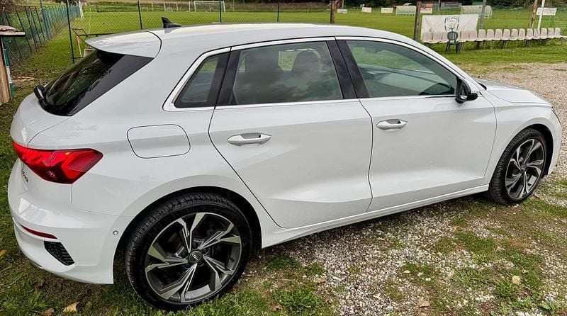 Usata Audi A3 Advanced 150 CV (110 kW) 2020 Bianco Berlina