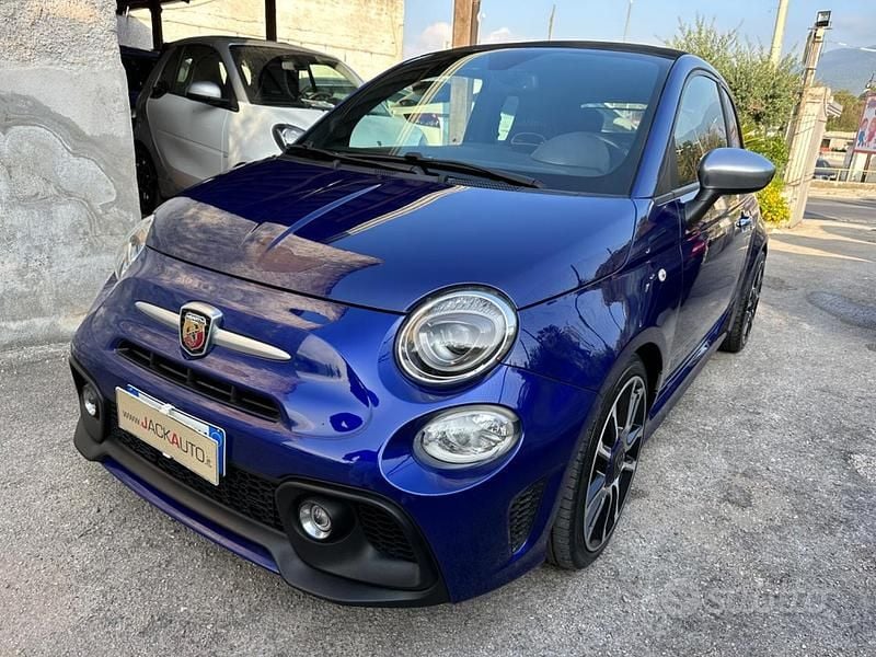 Usata Abarth 595C Turismo 165 CV (121 kW) 2016 Blu Cabrio
