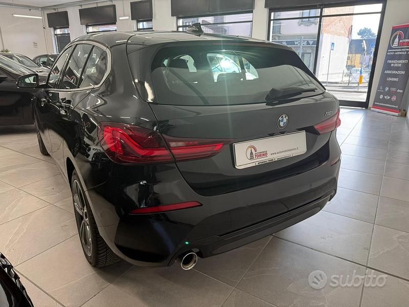 Usata BMW 118 Sport Line 136 CV (100 kW) 2022 Nero Utilitaria