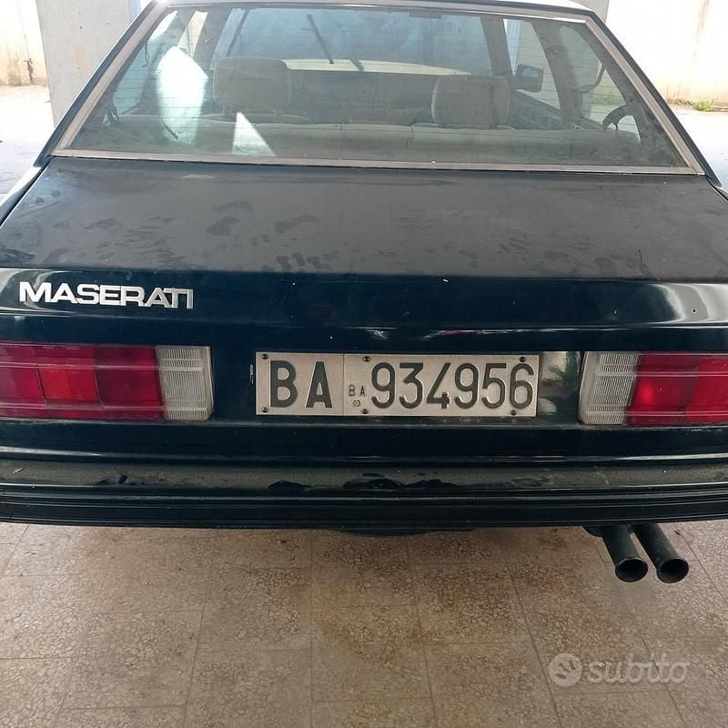 Usata Maserati Biturbo 1987 Nero Coupé