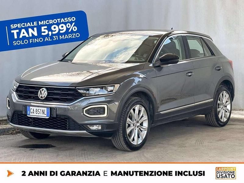 Usata VW T-Roc Advance 150 CV (110 kW) 2020 Grigio SUV