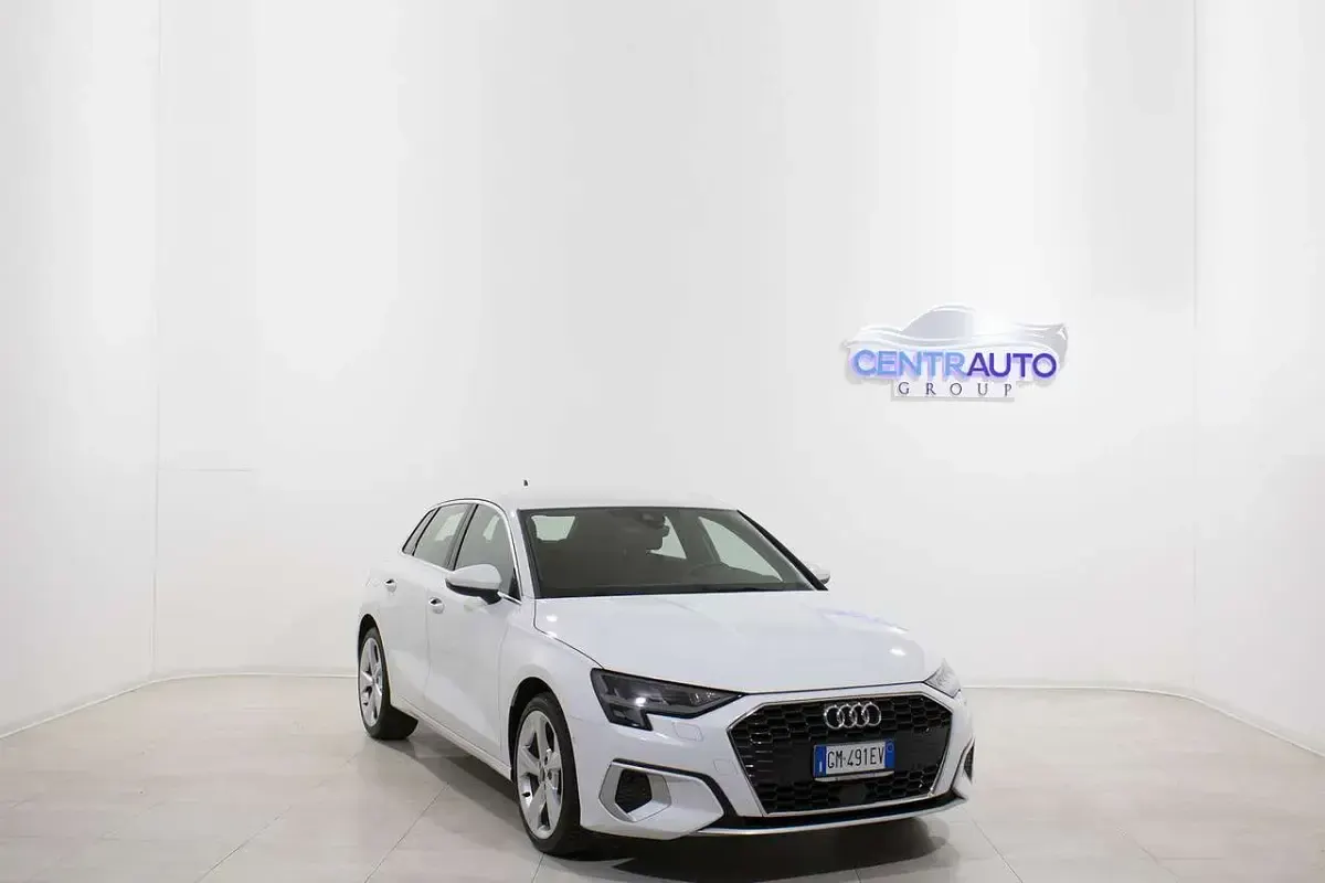 Usata Audi A3 Advanced Plus 116 CV (85 kW) 2022 Bianco Berlina