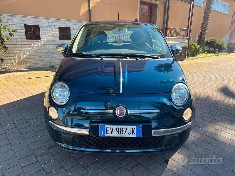 Usata Fiat 500 Lounge 95 CV (69 kW) 2014 Blu Berlina