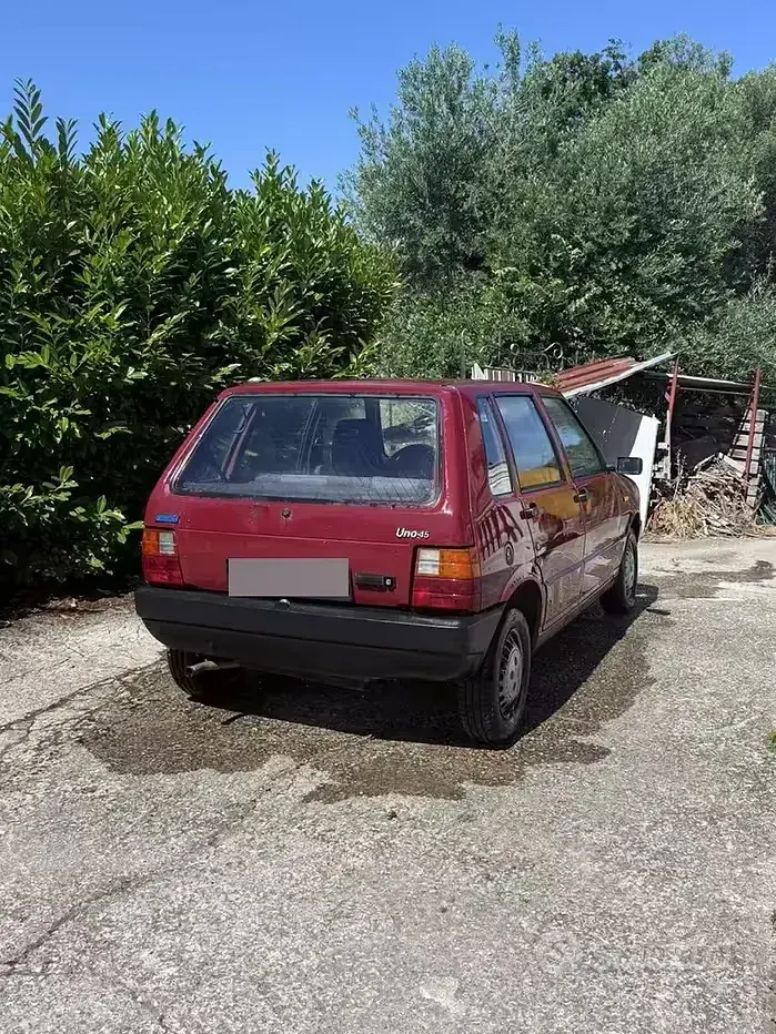 Usata Fiat Uno 45 CV (33 kW) 1988 Rosso Utilitaria