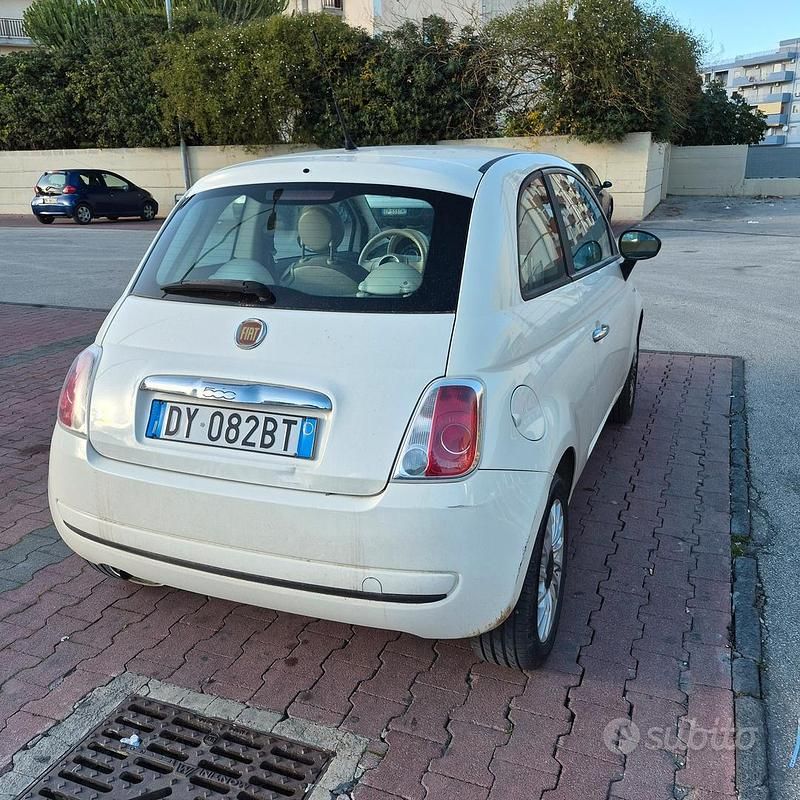 Usata Fiat 500 69 CV (50 kW) 2009 Bianco Cabrio